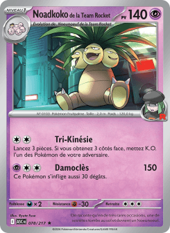 Noadkoko de la Team Rocket