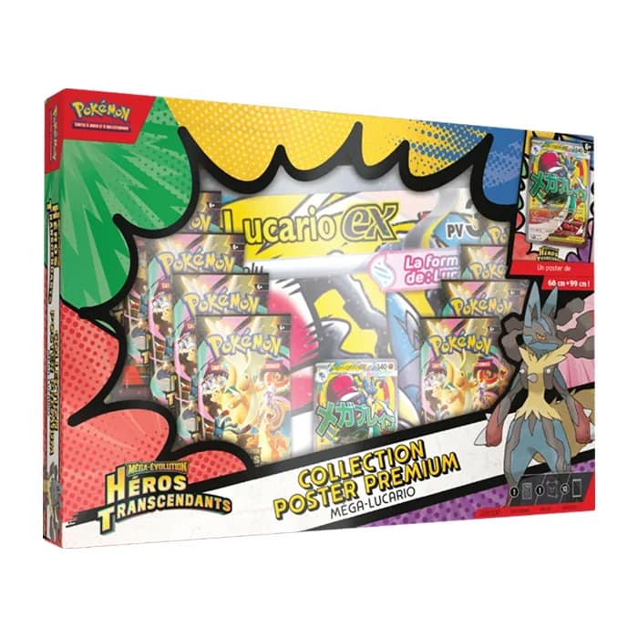 Coffret Collection Poster PremiumMéga Lucario